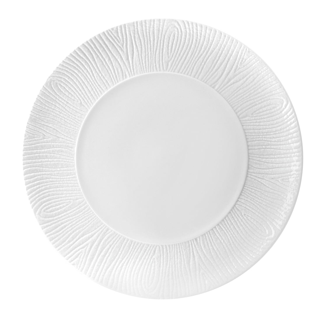 Fade Wood Piatto Portata D 31 Cm Bianco