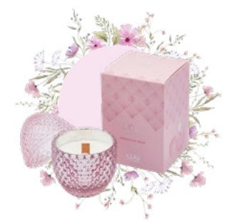 EDG Enzo De Gasperi Candela L'Ove a Forma di Uovo Con Profumo H 12 Cm D 8 Cm Moroccan Rose