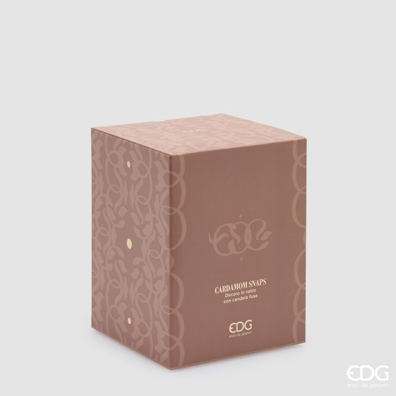 EDG Enzo De Gasperi Candela Symbol Profumata Cardamom Snaps H16 Ø13 cm – Idea Regalo Natale