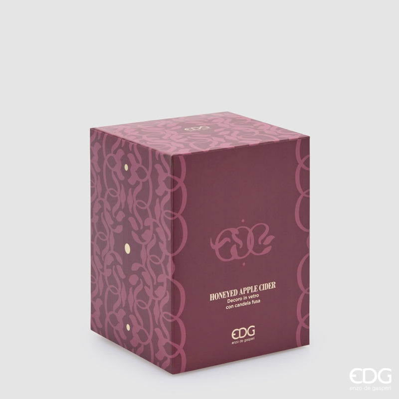 EDG Enzo De Gasperi Candela Symbol Profumata Honeyed Apple Cider H16 Ø13 cm – Idea Regalo Natale