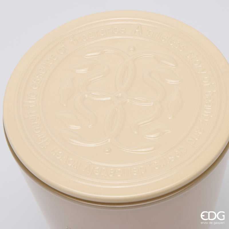 EDG Enzo De Gasperi Candela Symbol Profumata White Musk H23 Ø18,5 cm – Idea Regalo Natale