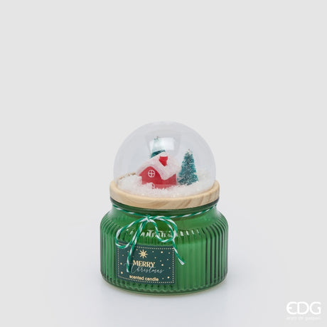 EDG Enzo De Gasperi Candela Natalizia Cupola Profumata Cardamom Snaps H12,5 Ø10 cm – Decorazione di Natale