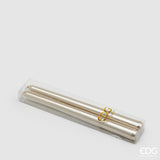 Stem Candle 250 x 22 Mm Cf 2 Pcs 55 Gr Silver