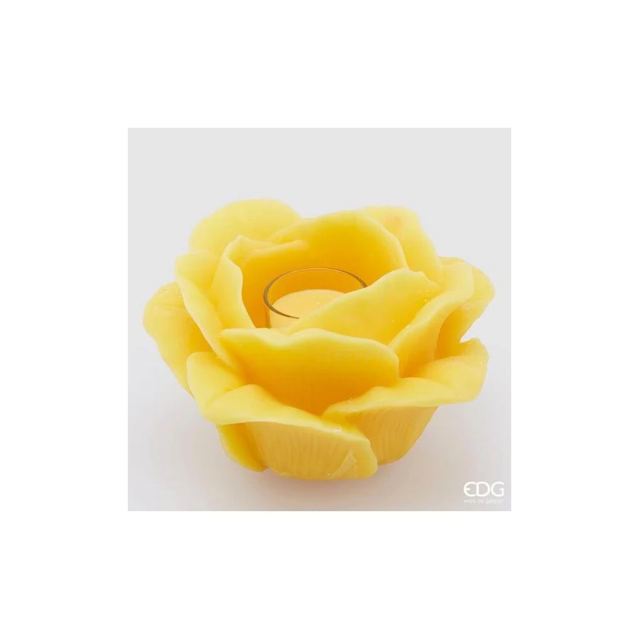EDG Enzo De Gasperi Candela Rosa Giant H17,5 D25,5 Gialla