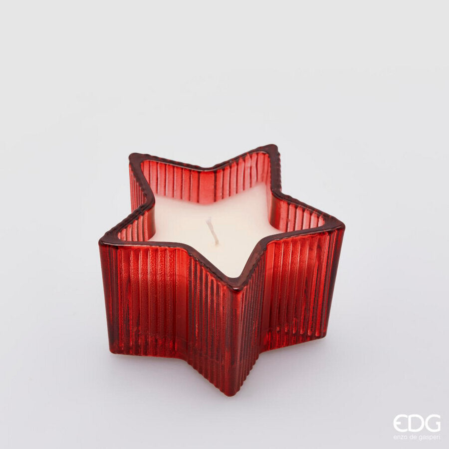 EDG Enzo De Gasperi Candela Stella H 6,5 Cm D 10,5 Cm Princess of the Night Scatola Regalo