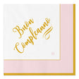 big party big party tovaglioli carta buon compleanno chic 33 x 33 cm cf 20 pz rosa ean 8020834621426