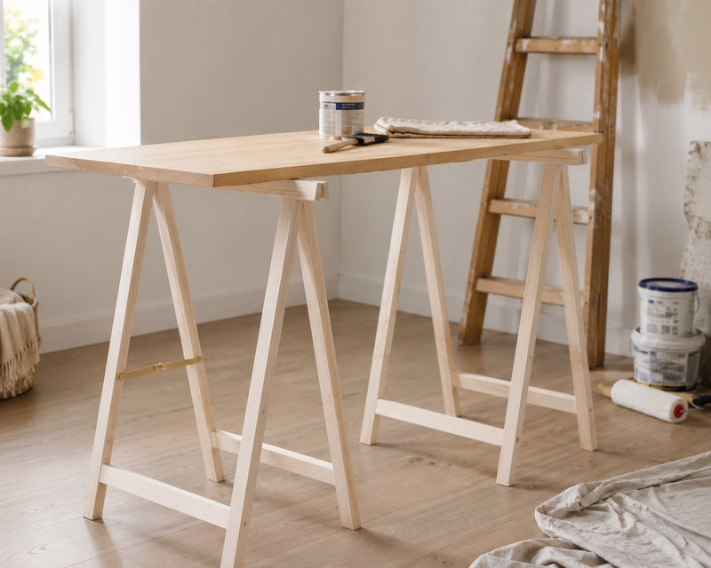 L'Arcolaio Cavalletto Pieghevole Legno Abete 75x75 cm