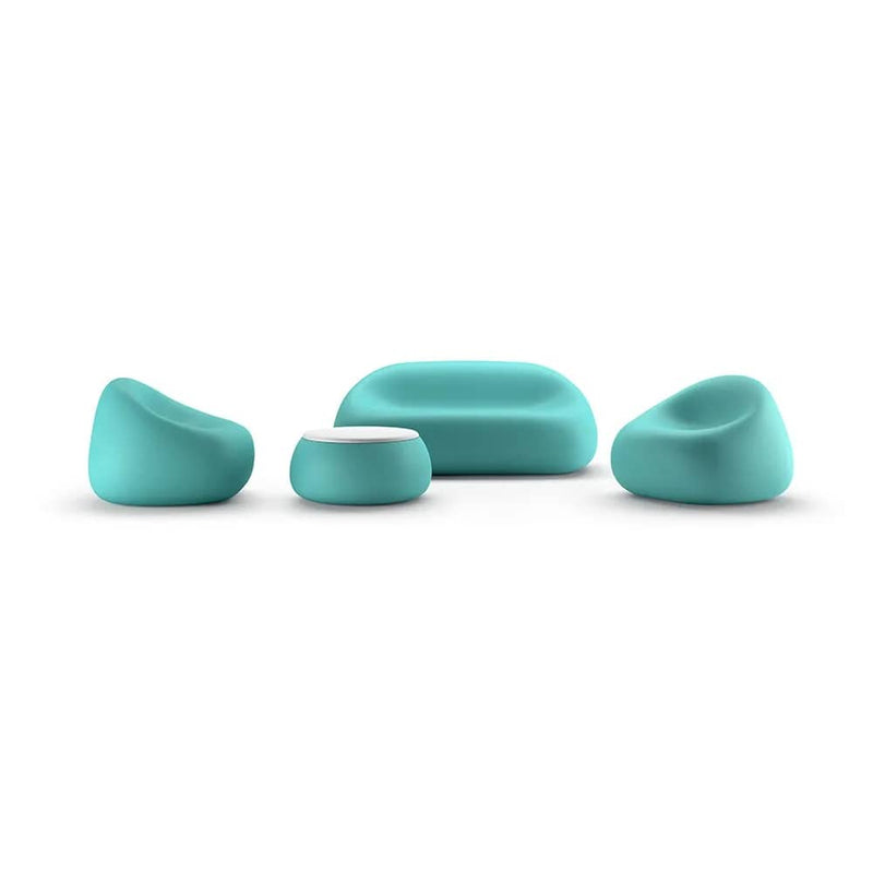 plust plust t ball tavolino contenitore con piano acquamarina