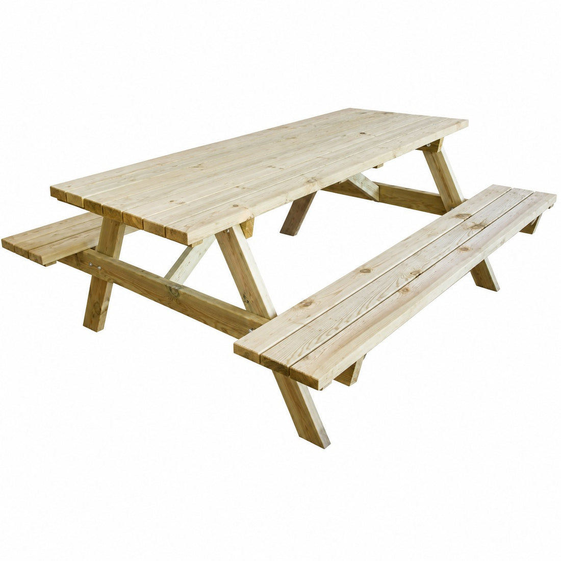 L'Arcolaio Kit Tavolo Pic nic 180x160x70 Cm in Legno