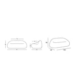 plust plust sofa gumball golden rust