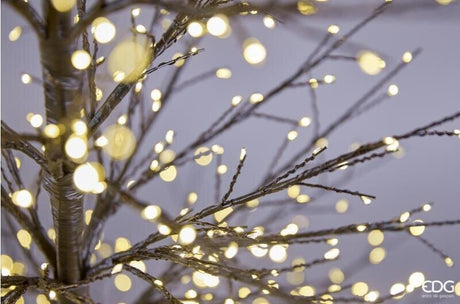 EDG Enzo De Gasperi Albero di Natale Faggio Blach Rich 1440 MicroLED H150 Ø105 cm IP44 – Albero Luminoso da Estern