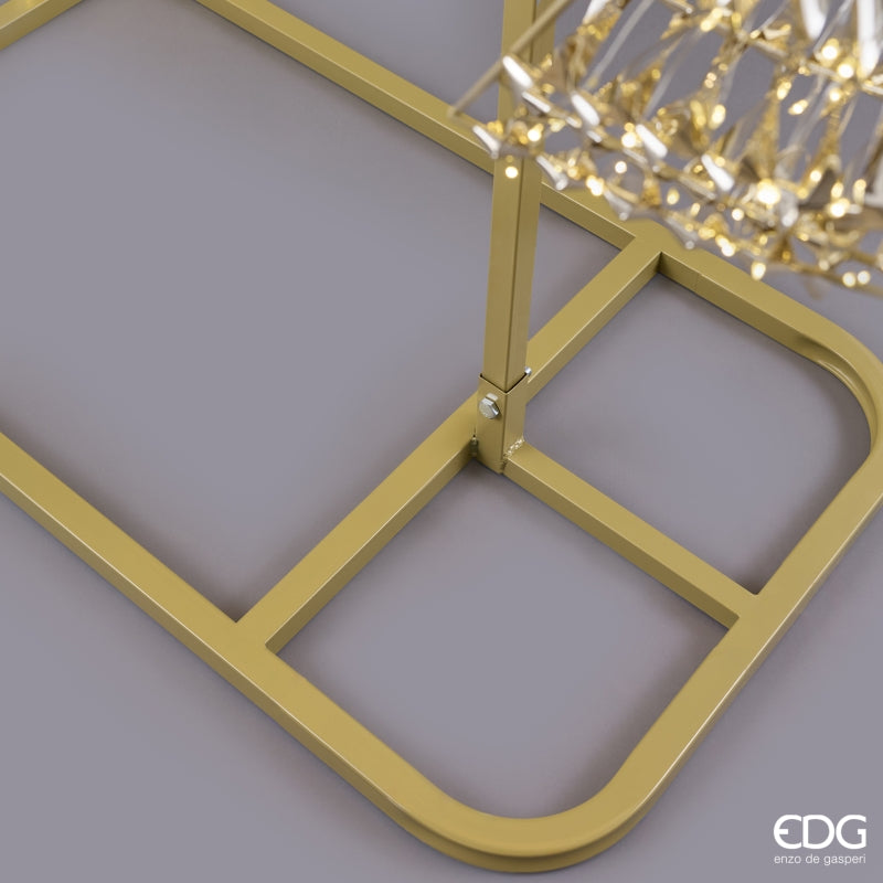 EDG Enzo De Gasperi Decoro Renna Natalizia Stripes 10000 MicroLED IP44 204x66xH337 cm – Decorazione Luminosa