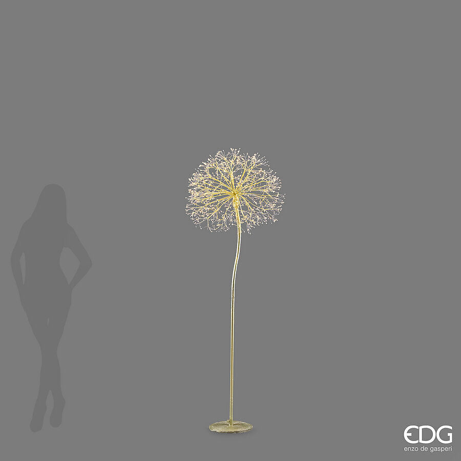 EDG Enzo De Gasperi Tarassaco Natalizio Luminoso 912 LED H180 cm Oro – Decorazione di Natale