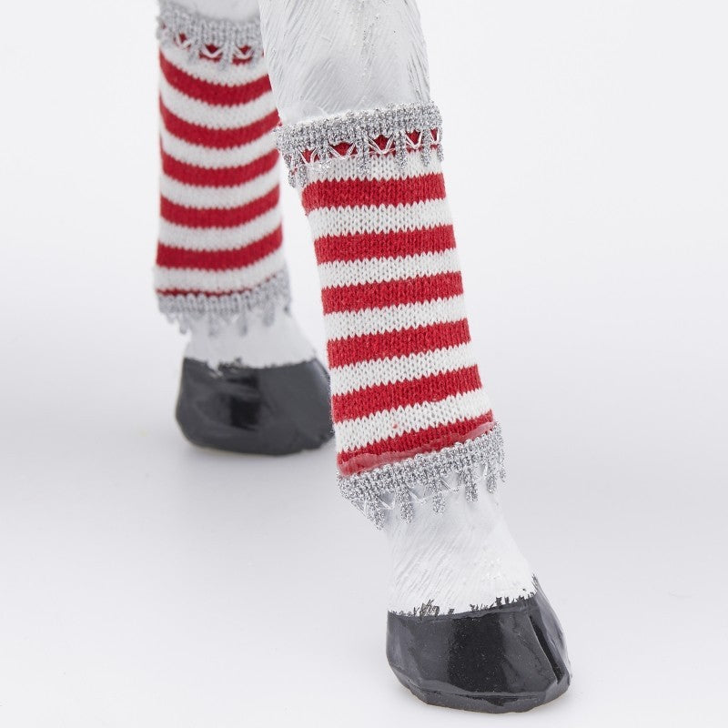 EDG Enzo De Gasperi Base per Albero Natale Cervo per Pino H 102 Cm L 81 Cm P 38 Cm Bianco