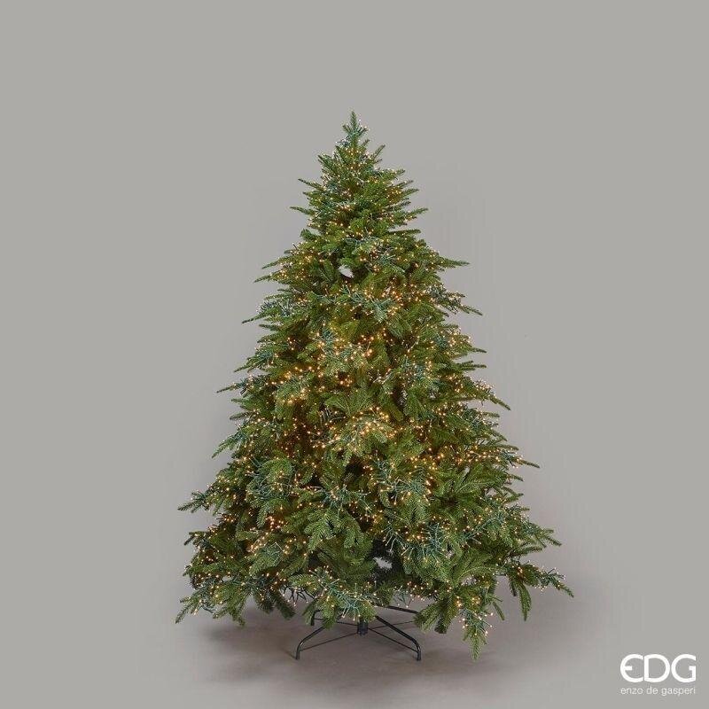 EDG Enzo De Gasperi Albero di Natale Pino Spark H 240 Cm D 184 Cm 7.200 Led