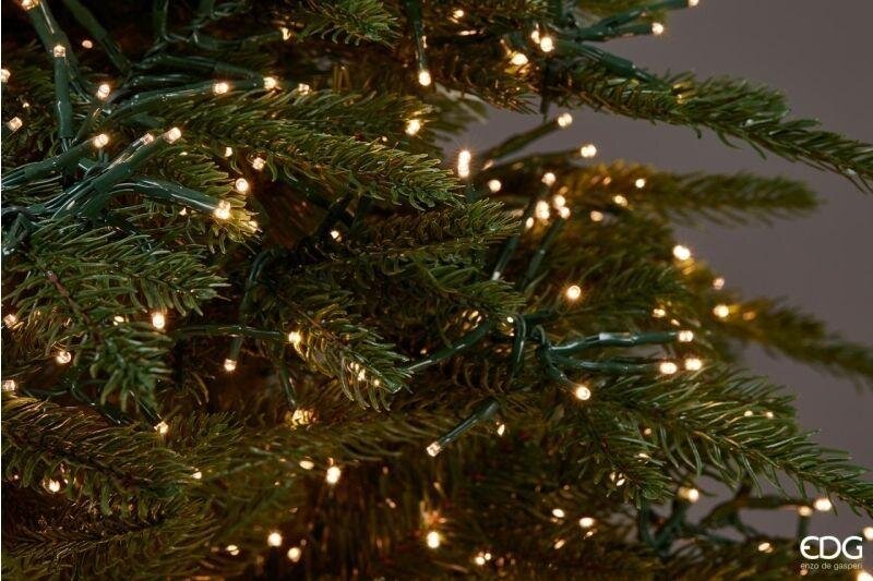 EDG Enzo De Gasperi Albero di Natale Pino Spark H 240 Cm D 184 Cm 7.200 Led