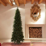 Slim Green Pine Christmas Tree H 240 Cm D 85 Cm 1790 Tips