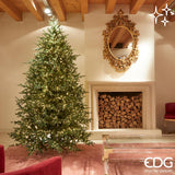 Albero di Natale Pino Luxury H 240 Cm D 152 Cm con 5.000 Led Verde