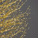 Faggio Natale con Base 2.700 Led H 210 Cm D 100 Cm Gold