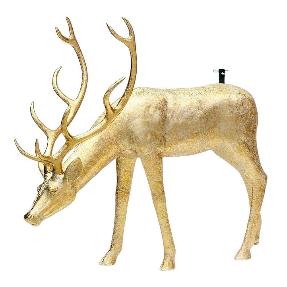 Deer Christmas Tree Base for Pine H 140 cm 162 x 53 cm Gold