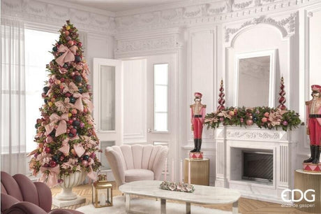 EDG Enzo De Gasperi Albero di Natale Pino Luxury New H 180 cm con 2000 mini led D 100 Cm