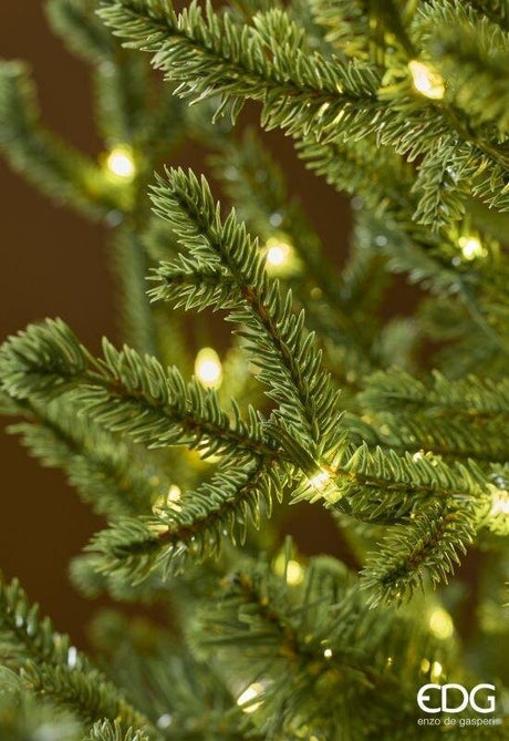 EDG Enzo De Gasperi Albero di Natale Pino Natalizio Lucciole H.270 cm 5000 LED Rice Verde IP44
