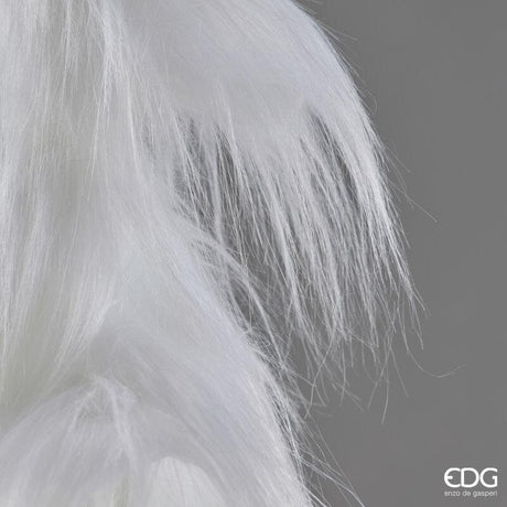 EDG Enzo De Gasperi Pino Furry Bianco H210 Ø100 cm – Albero di Natale