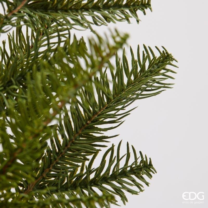 EDG Enzo De Gasperi Ramo di Pino Artificiale con Pigne Green L76 cm – Decorazione di Natale