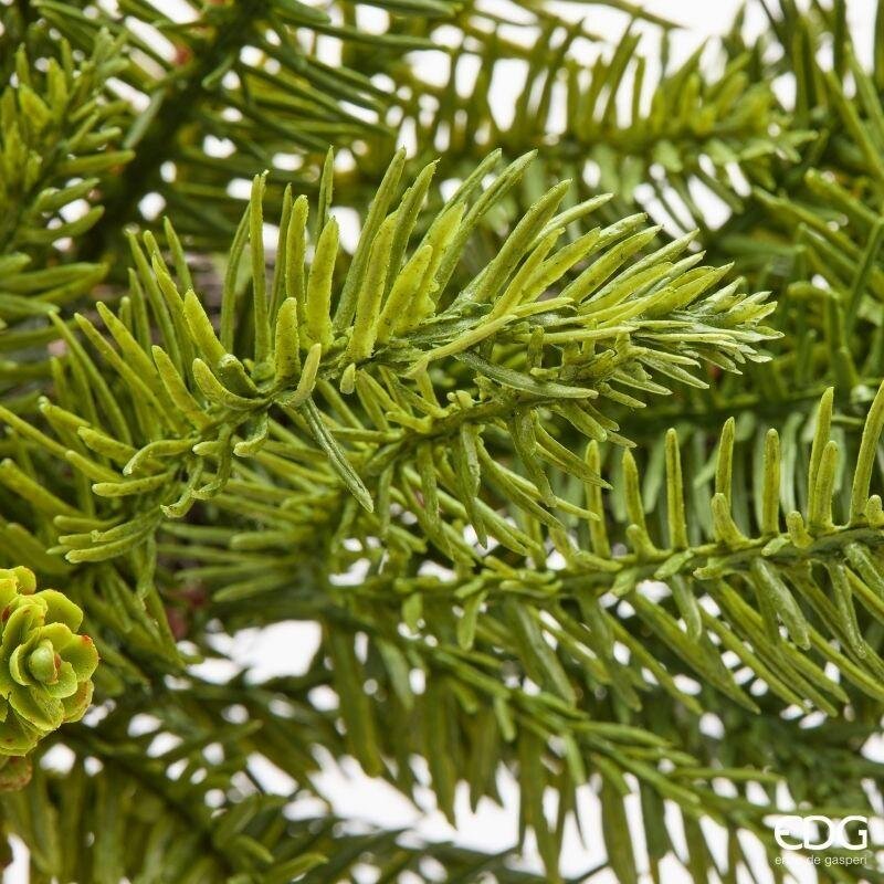 EDG Enzo De Gasperi Corona di Pino con Pigne Green Ø65 cm – Decorazione Artificiale di Natale