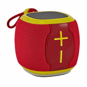 L'Arcolaio Speaker Bluetooth Cube FM Rosso/Giallo 10x10x9,2 cm