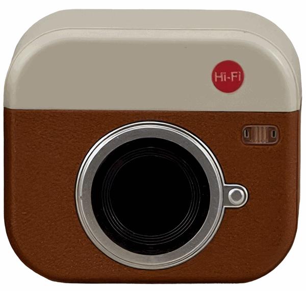 L'Arcolaio Auricolari Wireless con Confezione Photograph Arancio 5x2,5x4,3 cm