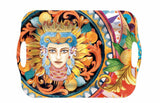 regalo italiano regalo italiano vassoio rettangolare melamina dec sicily ass h 25 cm 42 x 29 cm multicolor 1 pz ean 8021785714298