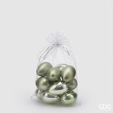 edg enzo de gasperi edg enzo de gasperi decorazione uovo chioccia opaco lucido cf 12 pz h 6 cm light green ean 8059824244765