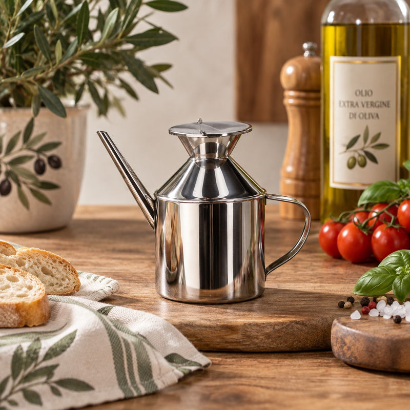 Ad Trend Oliera Acciaio D 8 Cm H 12,5 Cm 450 Ml