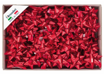 Brizzolari Coccarde Stella Splendid Rosse 10mm Cf 100 Pz