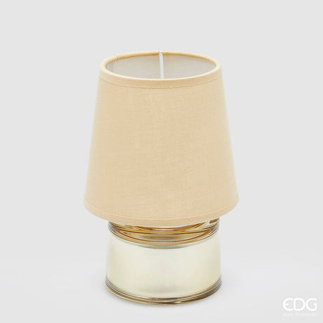 edg enzo de gasperi lampada da tavolo cozy h 18 cm d 12 cm ip 20 champagne scatola regalo ean 8059824499653