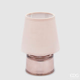 edg enzo de gasperi lampada da tavolo cozy h 18 cm d 12 cm ip 20 rose gold scatola regalo ean 8059824499677