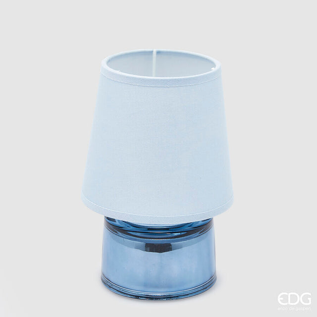 edg enzo de gasperi lampada da tavolo cozy h 18 cm d 12 cm ip 20 blue scatola regalo ean 8059824499738