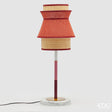 edg enzo de gasperi lampada da tavolo yoroi h 80 cm d 30 cm ip 20 e27 red mix ean 8059824478580
