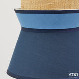 edg enzo de gasperi lampada da tavolo yoroi h 80 cm d 30 cm ip 20 e27 blue mix ean 8059824478597