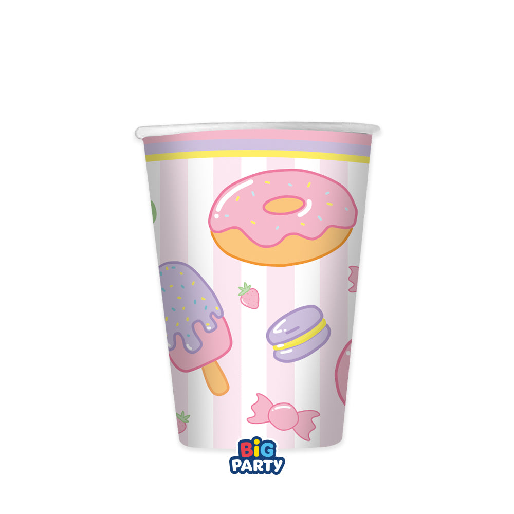 big party big party bicchieri carta sweety 250 cc cf 6 pz multicolor ean 8020834765717