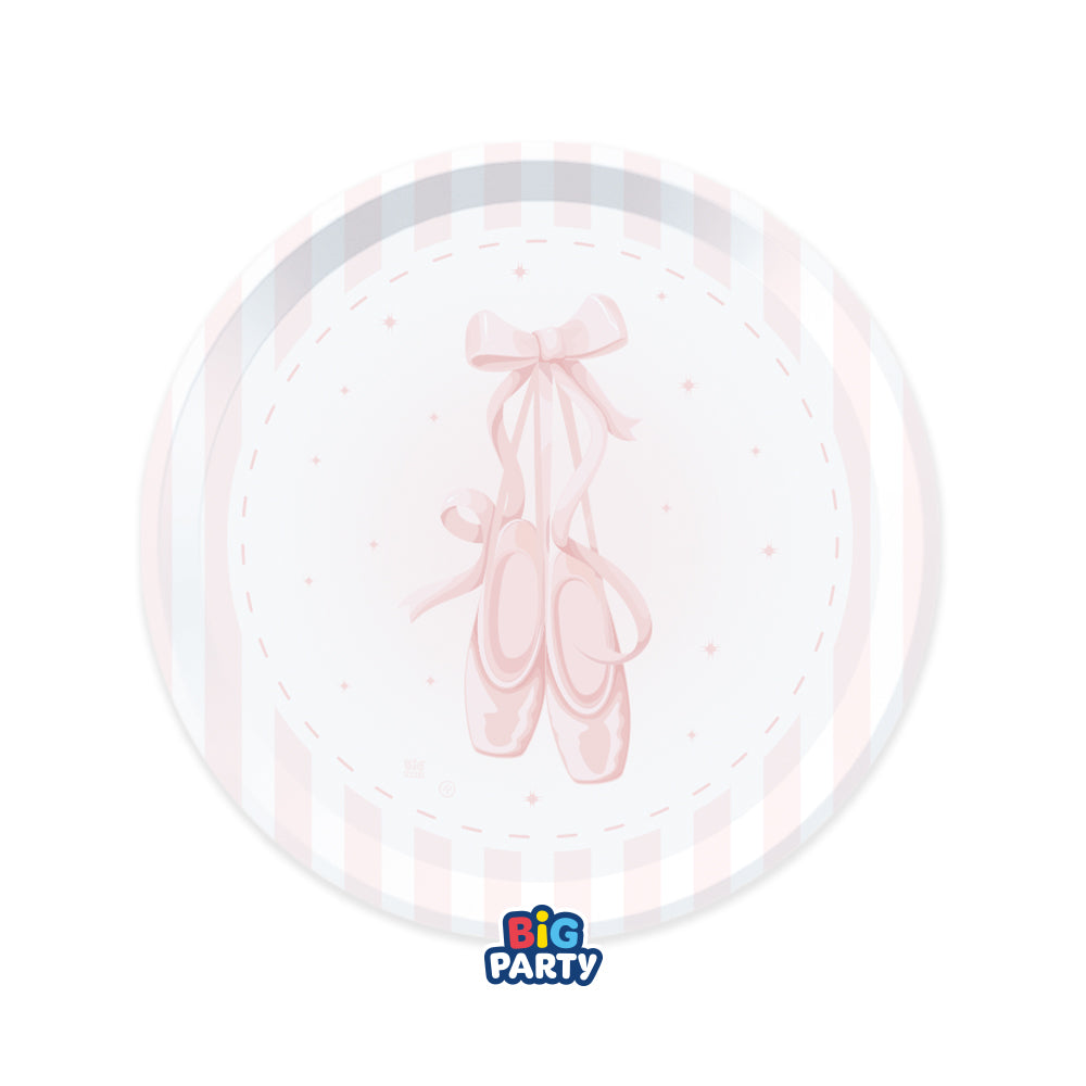 big party big party piatti carta ballet d 18 cm cf 6 pz rosa ean 8020834765861