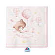 big party big party tovaglioli carta battesimo bear 25 x 25 cm cf 16 pz rosa ean 8020834767278
