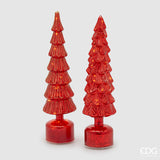 Decoro Natale Pino Twist H 40,5 Cm D 9 Cm Mov. Led Red 1 Pz