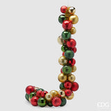 EDG Enzo De Gasperi Festone Natale PalleMix X 50 L 170 Cm D 8 Cm D 10 Cm Multicolor