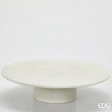 edg enzo de gasperi edg enzo de gasperi alzata decorativa serenity h 11 cm d 42 cm ivory ean 8059824482730