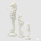 edg enzo de gasperi edg enzo de gasperi scultura ippocampo h 31 cm d 10 cm ivory ean 8059824482990
