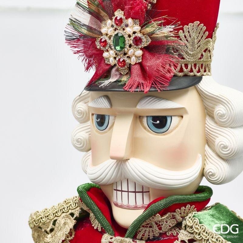 EDG Enzo De Gasperi Decoro Soldatino Green Red H96 cm – Decorazione di Natale