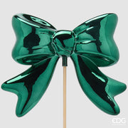 EDG Enzo De Gasperi Fiocco Decorativo Verde 63x23x6 cm – Addobbo di Natale