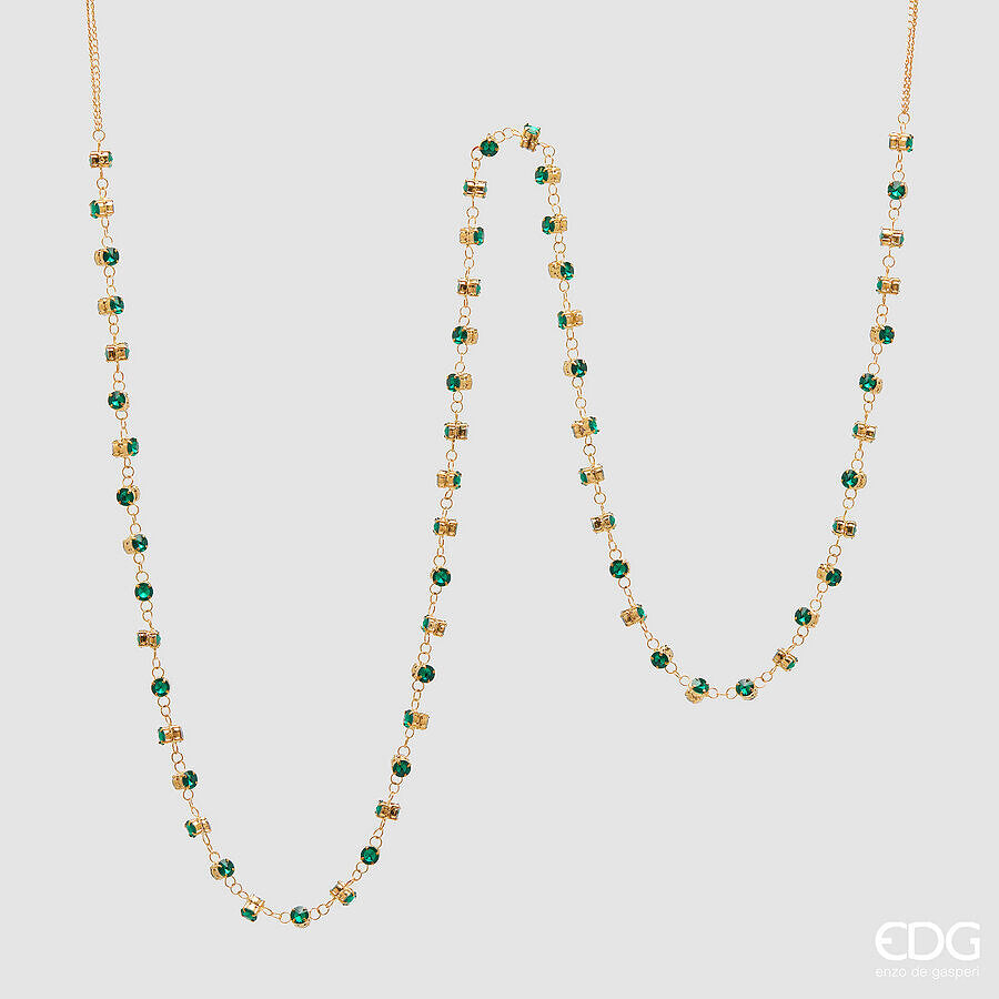 EDG Enzo De Gasperi Festone Gemme Verde L160 cm – Decorazione di Natale